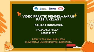 Video Praktik Mengajar PPG Calon Guru 2024 (Kelas 1 Bahasa Indonesia)