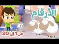 Learn numbers from 1 to 20 in Arabic for kids | Learn counting in Arabic with Zakaria & Zeeko