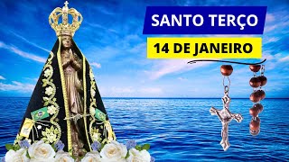 SANTO TERÇO DE APARECIDA DE HOJE - 14/01/2025 | MISTÉRIOS DOLOROSOS | TERÇA-FEIRA