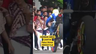 Dikagetin Wawan Tembong Panik g tuh 😂 #freestylemotor #motorcycle #bikestunt #stuntrider #funny