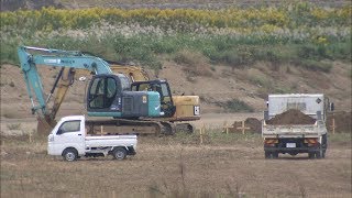 西日本豪雨で浸水被害などをもたらした小田川　水漏れなどを防ぐ本格的な堤防整備始まる　倉敷市真備町