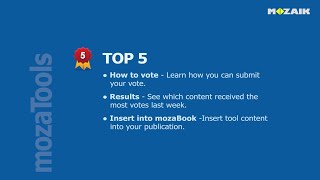 mozaBook Interactive Teaching Software - TOP 5 tutorial video