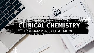 Clinical Chemistry: Phosphate, Other Electrolytes and Anion Gap