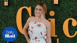 Lauren Conrad a vision of beauty in florals at Polo Classic - Daily Mail