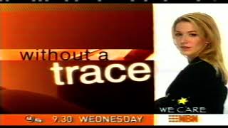 Without A Trace 2003 TV Promotion