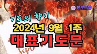 2024년 9월 1주 대표기도문 ｜대표기도 작성이 어렵고 부담스러우신 분을 위한 예시문 ｜대표기도 작성 방법