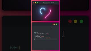 💖 Glowing Neon Heart Animation with HTML CSS JS