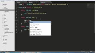 Codeigniter Tutorial for beginners - 5 - Creating View