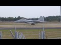 【アフターバーナー 全開】梅組 f 15j eagle 機動飛行 新田原エアフェスタ 2017 前日予行 2017 新田原基地航空祭 20171202