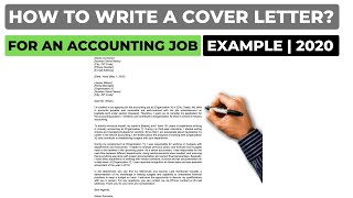 How To Write A Cover Letter For An Accounting Job? | Example