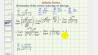 Ex 2: Determine if an Series and an Alternating Series Converge or Diverge