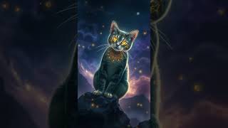 “Glowing Cats in a Magical Realm | AI-Generated Fantasy” #aianimation #cat #kittyantics #kitten