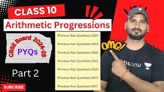 Arithmetic Progressions | class 10 Previous Year questions | 2019| 2020| 2021 | 2022 | 2023 | 2024 |