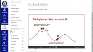 Embedding Google Slides in Canvas LMS Pages