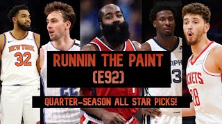 First Quarter All-Stars! Cavaliers and Rockets Gain Huge Wins! - Runnin' the Paint Podcast (EP 92)