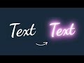 Glowing Text Animation using HTML and CSS   TUTORIAL