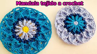 Mandala tejido a crochet paso a paso