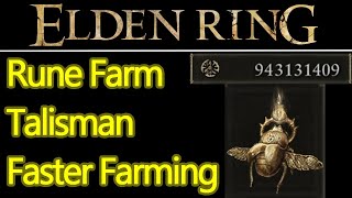 Elden Ring rune farming talisman, Golden Scarab, MORE RUNES from defeating enemies