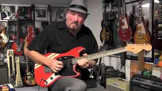 1970s Tomson Splendor Mustang Guitar Demo