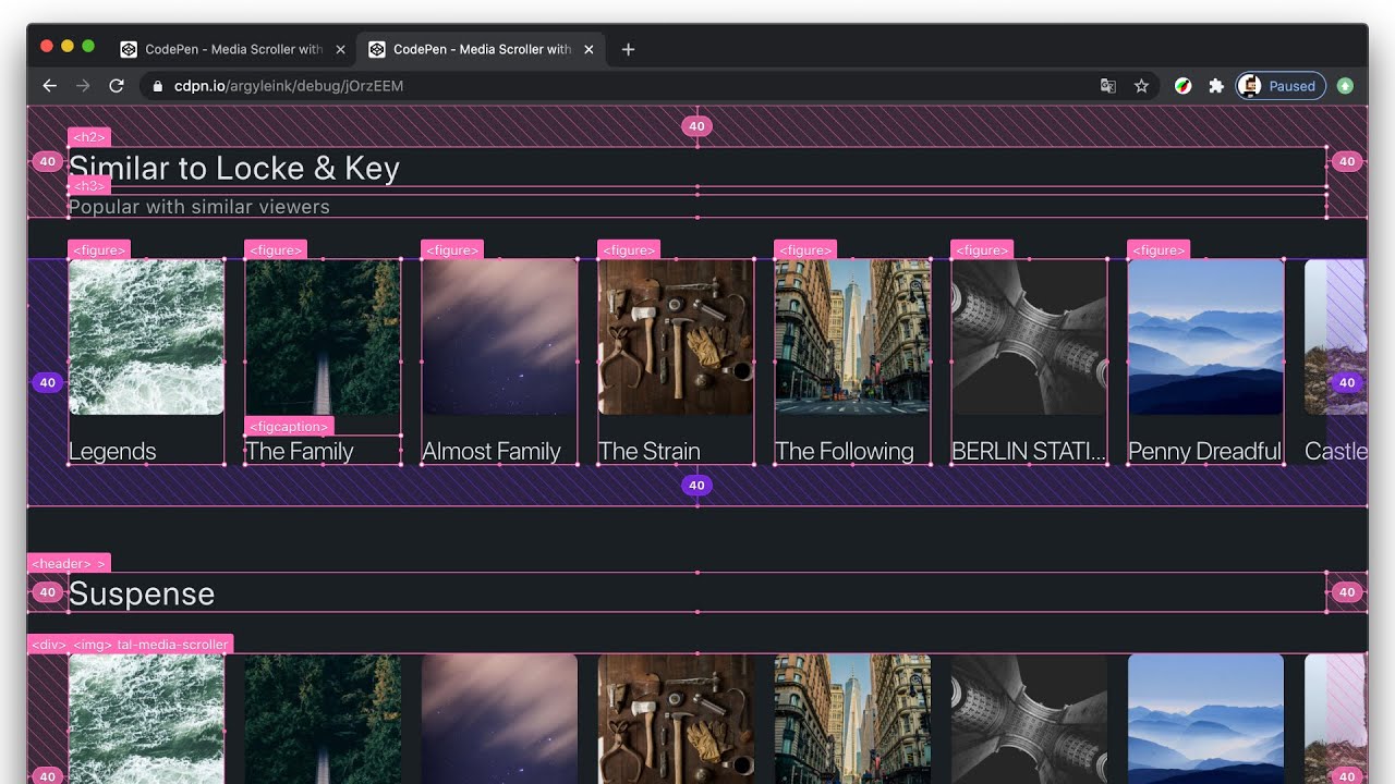 Css Grid Media Scroller Carousel Youtube