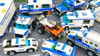 Lego Police cars catch the robber