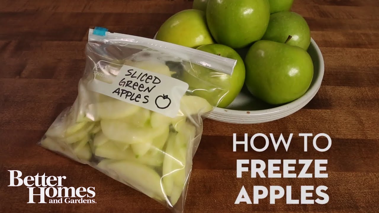 How To Freeze Apples - YouTube