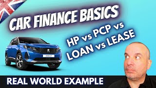 UK Car Finance Basics Explained - PCP VS LOAN vs LEASE vs HP
