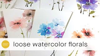 the easiest flowers i've ever painted!