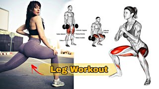 Best Leg Workout Using Dumbbell (You Can Do Anywhere) HOME GYM HARD WORKOUT