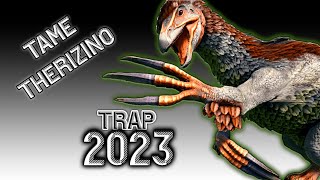 how to TAME Therizinosaurus in Ark - Ark Theri Trap - Easy Tame Theri Ark Survival Evolved