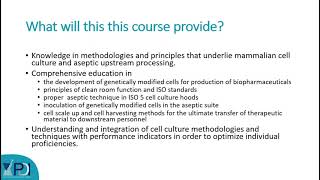 Upstream Aseptic Processing - Course Overview