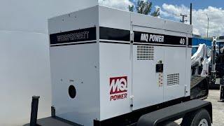 2015 multiquip Whisperwatt 40 kva diesel generator Item#121038