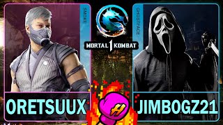 MK1 Oretsuux (SMOKE) VS JimboGZ21 (GHOSTFACE)🥊Mortal Kombat 1🥊4K 60ᶠᵖˢ