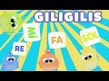 Learn Music Notes with Giligilis | Nursery Rhymes & Phonic Songs & Cartoons for Kids - Toddler