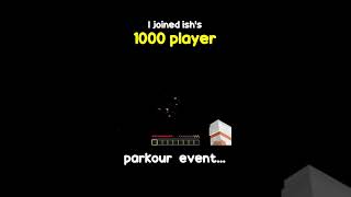 I joined ish’s 1000 Player Parkour Event in Minecraft 😂