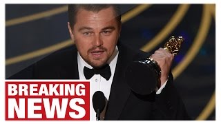 Leonardo DiCaprio Oscars 2016 Acceptance Speech Wins Best Actor Oscar for The Revenant! Oscars 2016
