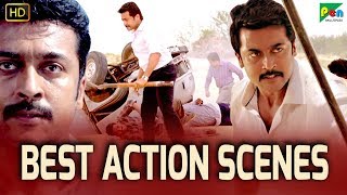 Surya Ki Gang Best Action Scene | Thaanaa Serndha Koottam | Hindi Dubbed Movie