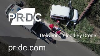 Delivering Blood By Drone - Mission from project Artemida by PR-DC