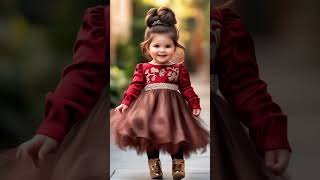 Adorable and Trendy Baby Dress Ideas You’ll Adore #cutebaby #baby #fashion #piu #fyp #runway #ai