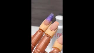 Beginner Acrylic Nails - How to Create the Perfect Purple Ombre Spring Acrylic Nail