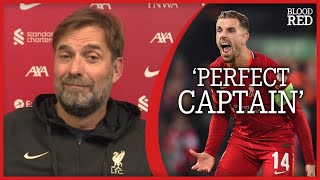 'Perfect Captain' | Jurgen Klopp on Jordan Henderson leadership | West Ham United vs Liverpool