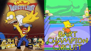 Bart | Champion Circuit | The Simpsons Wrestling | PS1 | No Commentary