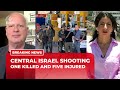 One killed, five injured in central Israel shooting as security forces kill two suspects