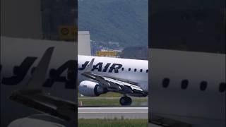 伊丹32L　素晴らしいタッチダウンをするJ-AIR E-170 ＃Shorts