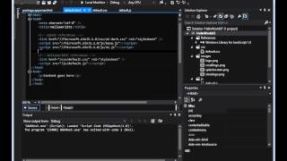 Windows 8 Development - Javascript Hello World I