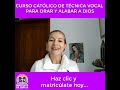 Invitación a Curso de Técnica Vocal para orar y alabar a Dios