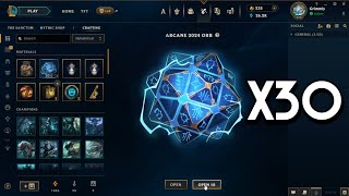 Opening 30 Arcane 2024 Orbs + Grab Bags \u0026 Rerolls!