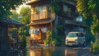 Peaceful Rainy Day Lofi  💭 | 🎶 Calm Beats to Relax, Focus & Quiet Street Ambience ~ Lofi hiphop mix
