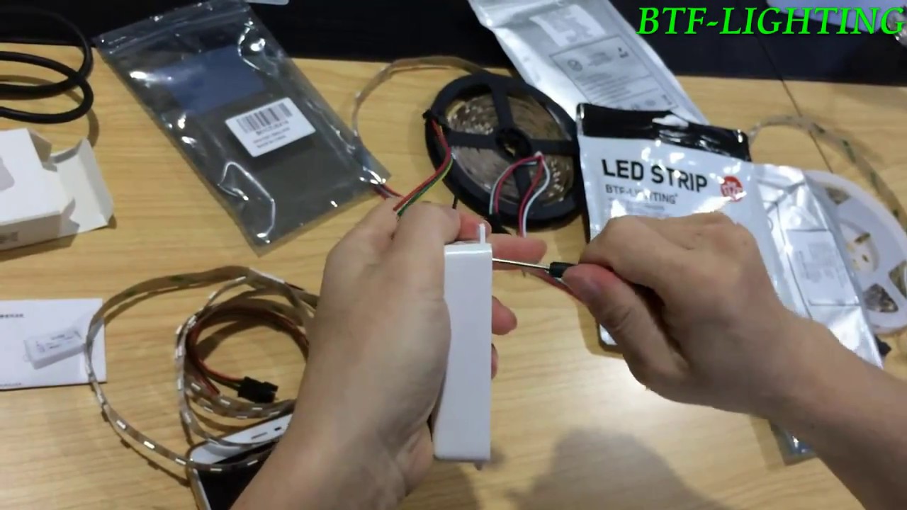 BTF-LIGHTING Tutorial: SP105E Bluetooth Magic Controller Installation ...