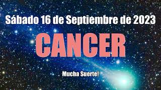 HOROSCOPO CANCER HOY - ESTO TE INTERESA ❤️ AMOR ❤️✅ 16 Septiembre 2023 #horoscopo #cancer #tarot